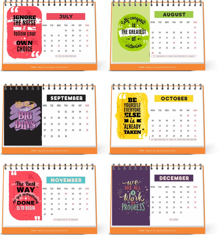 AccuPrints 5.8 x 5.8 craft calendar 2024 Table Calendar Price in India -  Buy AccuPrints 5.8 x 5.8 craft calendar 2024 Table Calendar online at