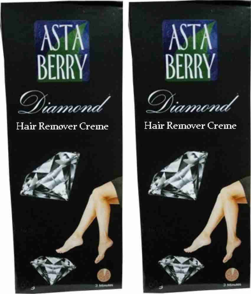 ASTABERRY Diamond Hair Remover Cream Pack of 2 Cream Price in