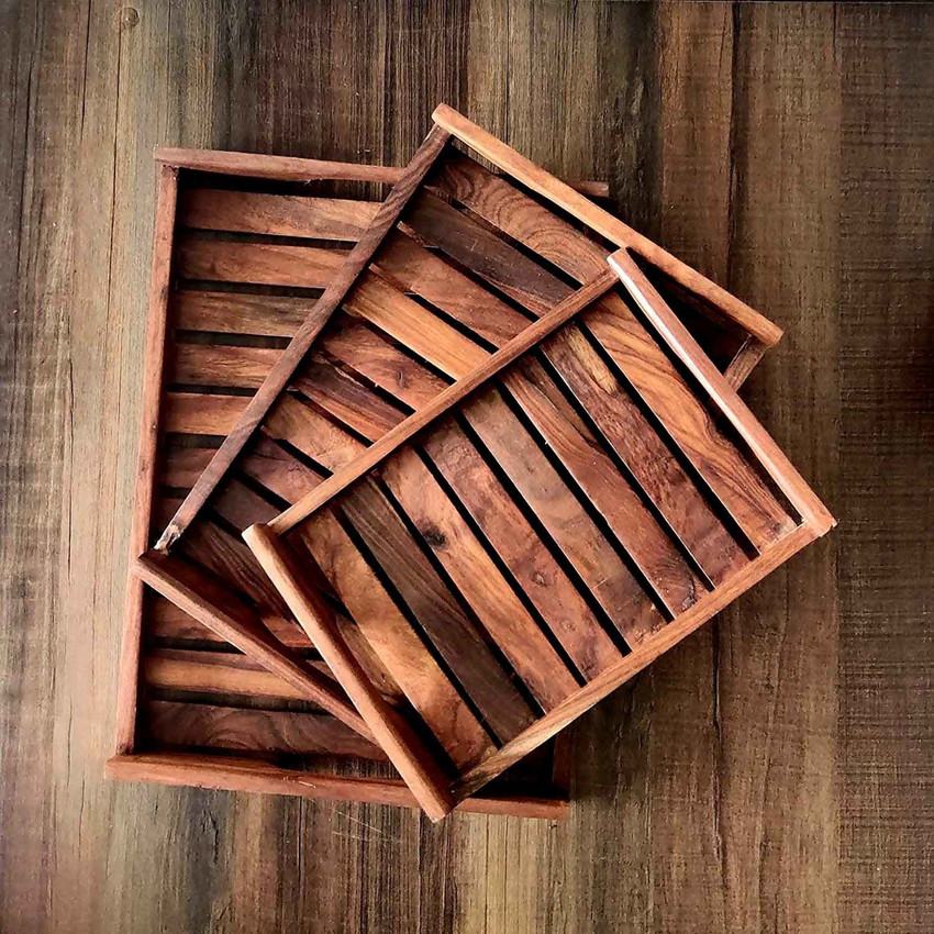 Wooden kitchen 2025 tray