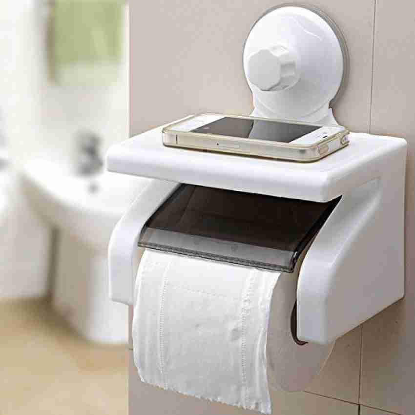 Wall mounted Bathroom Roll Paper Holder Waterproof Plastic Toilet