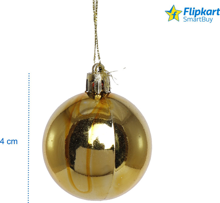 Flipkart SmartBuy 1ft Tree With 24 Ornaments 12 Gold 12 Silver For Christmas Decoration Hanging Ornaments Pack of 25 Price in India Buy Flipkart SmartBuy 1ft Tree With 24 Ornaments 12