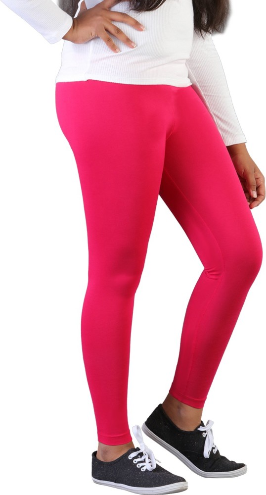 Buy Twinbirds Women's Cotton Leggings -Carbon Black(Colors May Vary) at