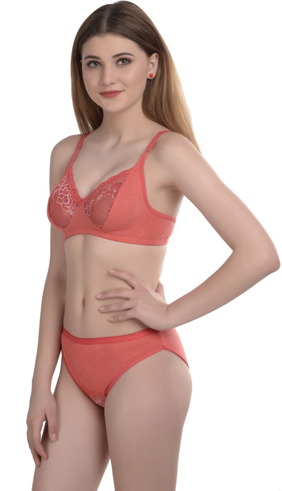 Cup's-In Pink Lingerie Set - Buy Cup's-In Pink Lingerie Set Online at Best  Prices in India