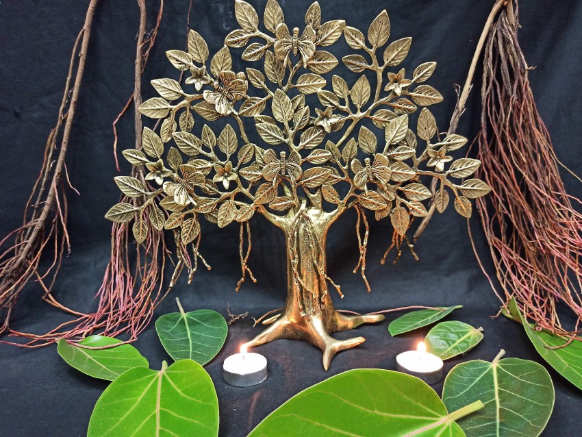 Brass Sculpture - Banyan Tree (Large)