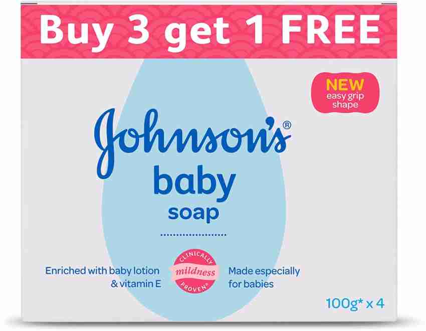 JOHNSON'S Baby Soap with baby lotion and vitamin E - 150gms