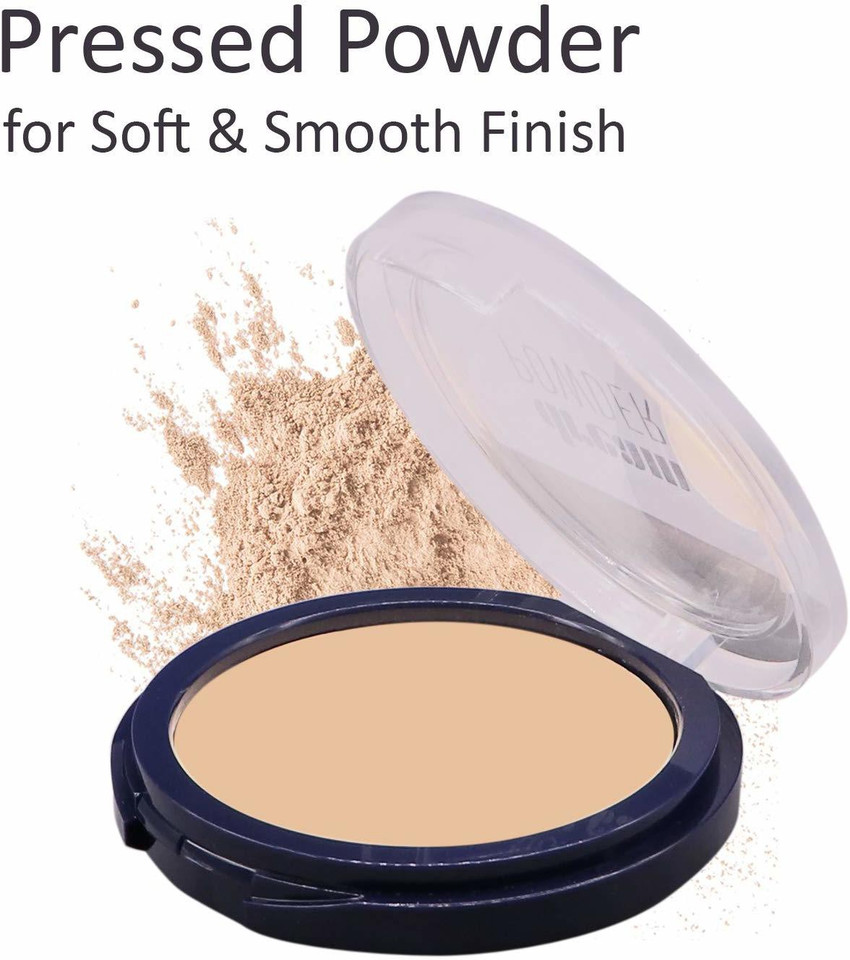 Full coverage face powder top
