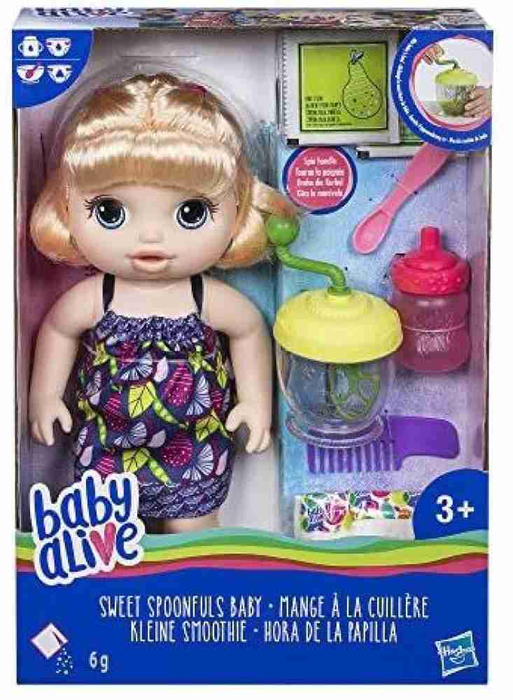 Baby Alive Sweet Spoonfuls Baby Blonde Boy – New In Box!