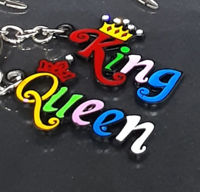King and queen sale keyring