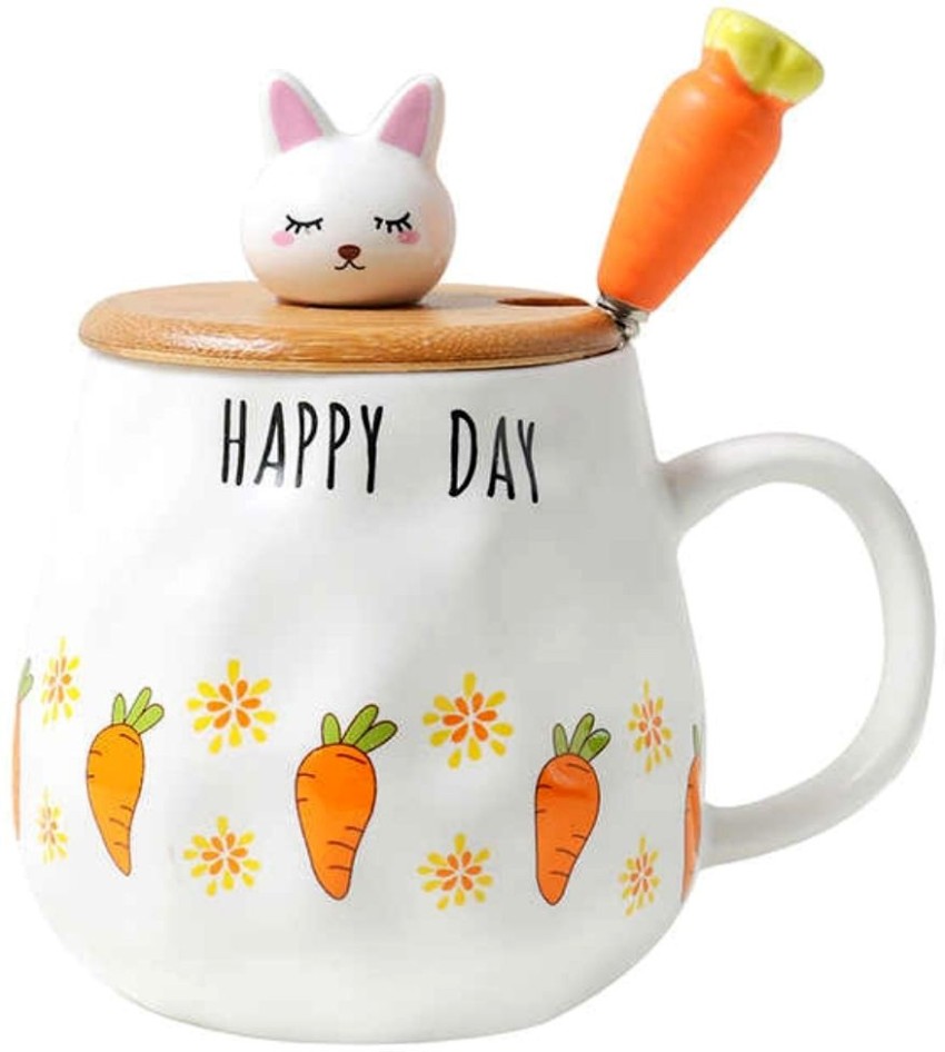 1pc Lovely Christmas Cartoon Creative Ceramic Coffee Mug For Breakfast,  Gift Cup