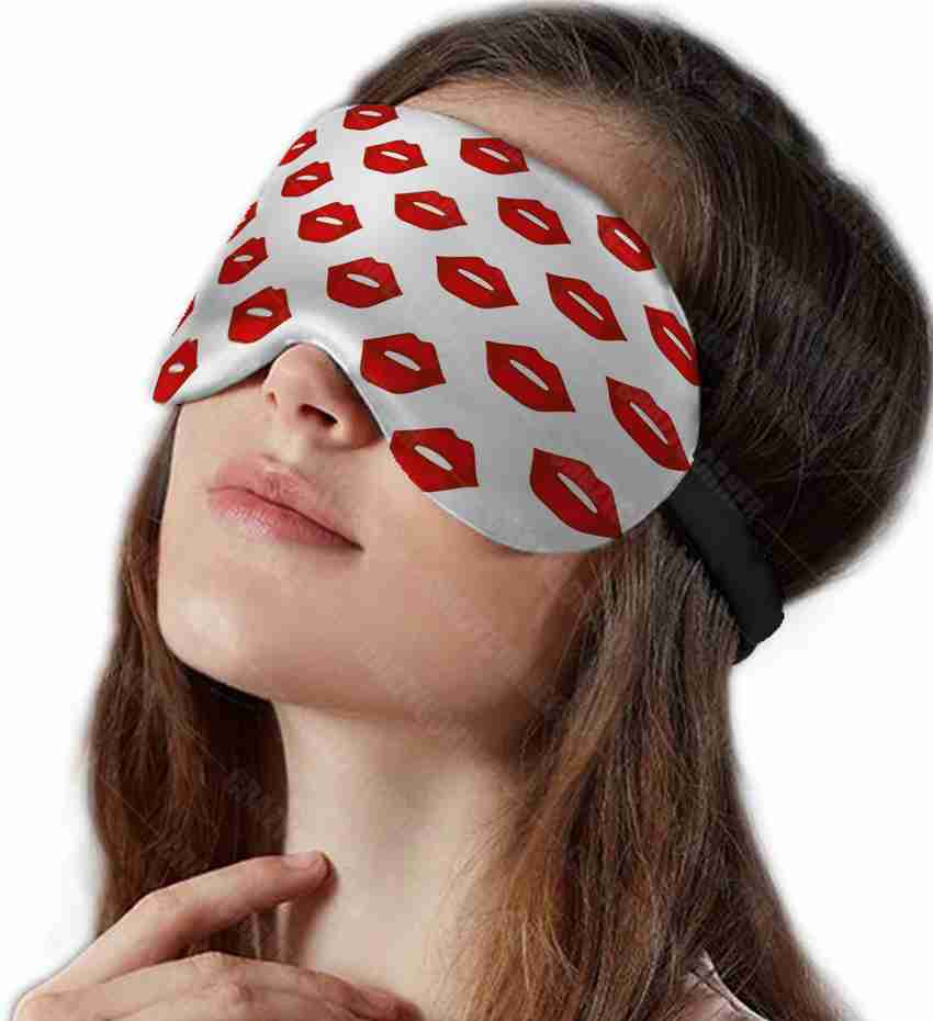 Satin Eye Mask Sleep Mask - Red Blindfold Satin Eye Mask - Eye Blindfold  Sleep Mask 59 Inch (59)