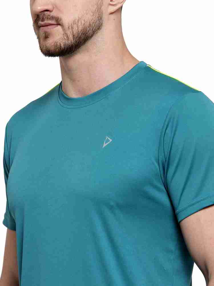 Nitrite Sportswear Solid Men Round Neck Light Blue T Shirt Buy