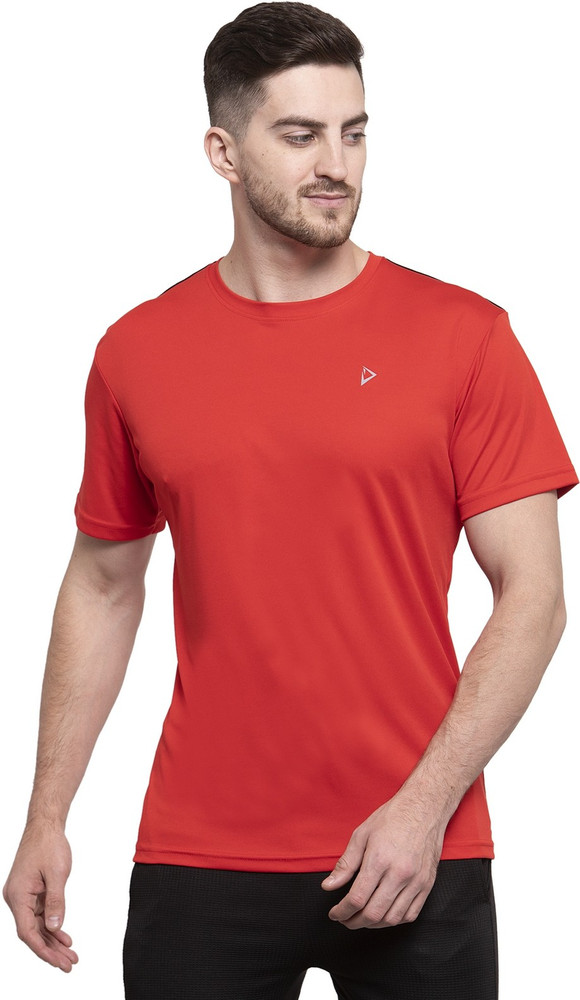 Nitrite Sportswear Solid Men Round Neck Red T Shirt Buy Nitrite