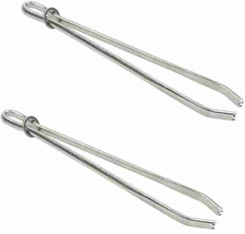 2pcs Metal Withdrawal Threader Bodkin Sewing Tool Pants Sewing Needle  Inserter Multipurpose Tool Type Needles Bodkin Hold Bodkin Elastic Threader