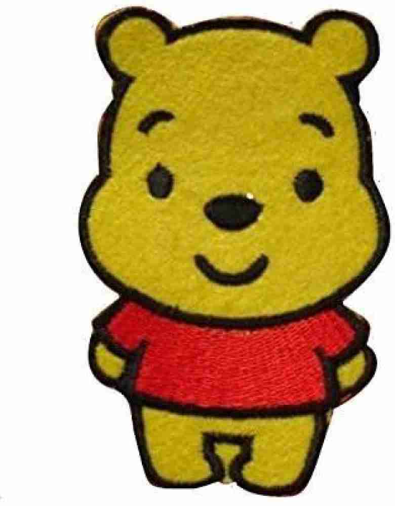 Iron on Anime Winnie the Pooh Applique Heat Transfer Appliques Bear Vinyl  Washable Patches Stickers for