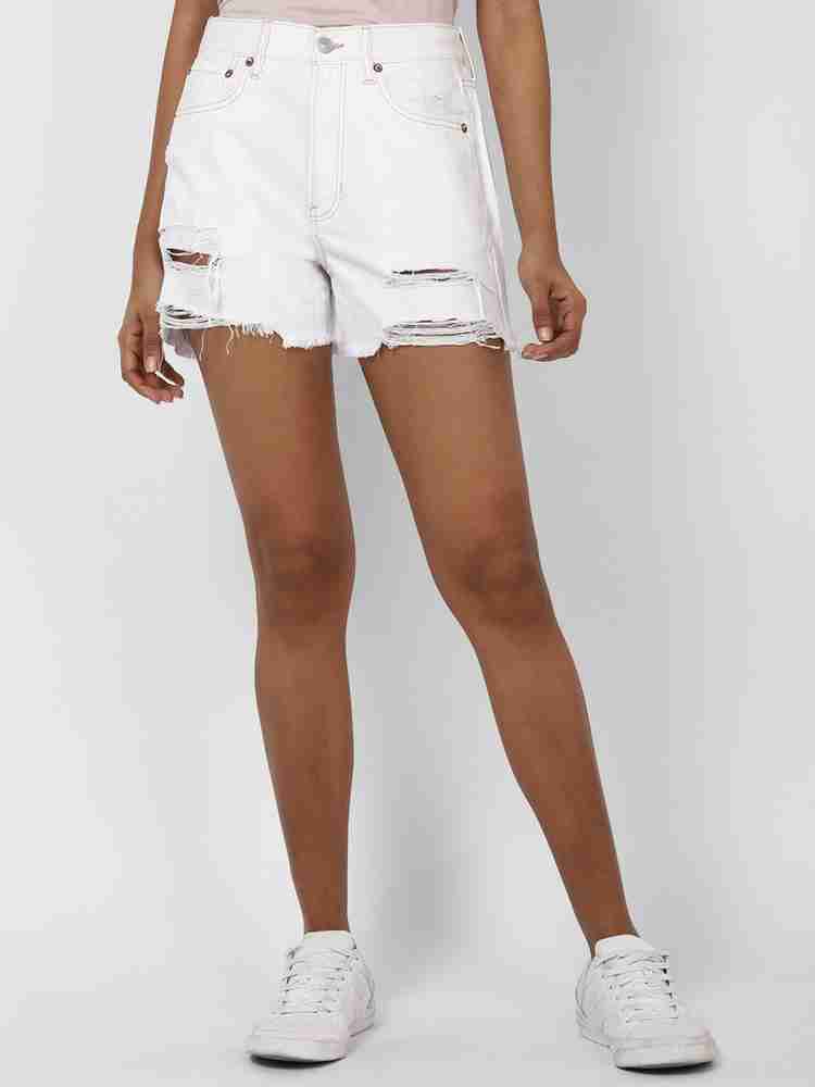American eagle hotsell white shorts