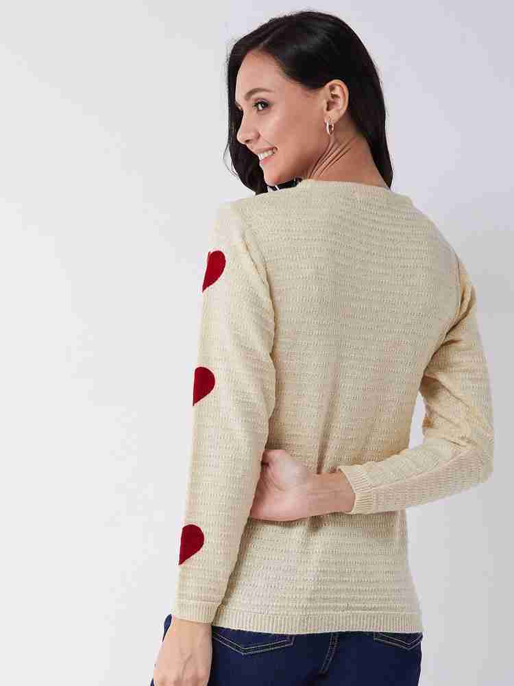 j crew cashmere heart sweater