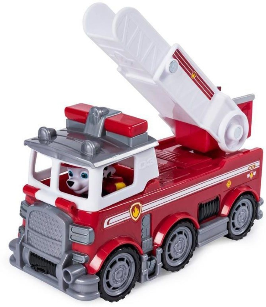 Paw Patrol Fire Engine with Chase toy car #red-blue