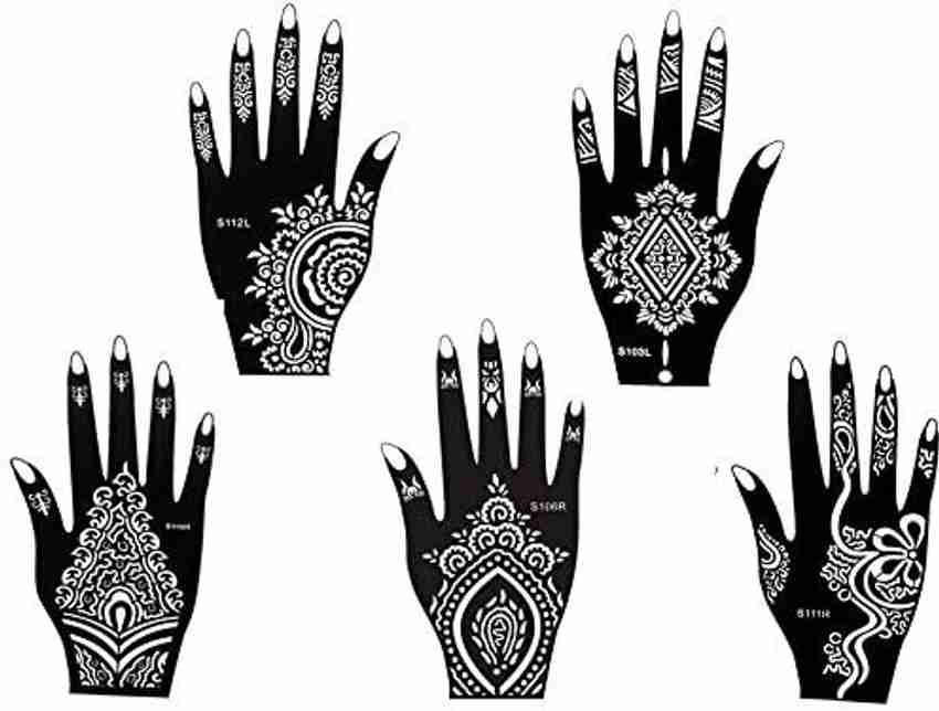 tattoo Stencil Template Set of 5 different Sheets Henna Designs Suitable for Hand Henna 5 - Stencil Template Set of 5 different Sheets Henna Designs Suitable for Hand Henna 5 . shop tattoo-stencil-template-set-of-5-different-sheets-henna-designs-suitable-for-hand-henna-5-stencil-template-set-of-5-different-sheets-henna-designs-suitable-for-hand-henna-5-shop