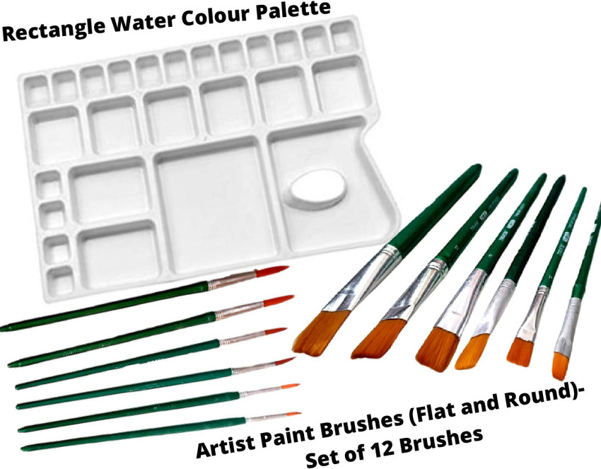 Flipkart Upyukat Rectangle Painting Palette Water Color