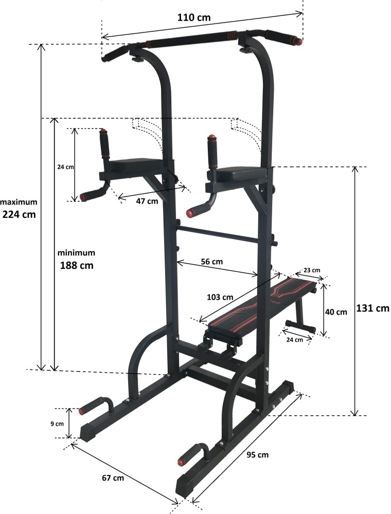 Free standing chin online up station