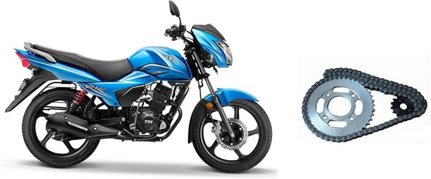 Tvs victor chain sprocket 2025 price