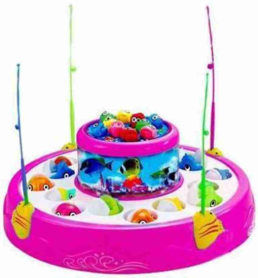 Toygenic Fishing Toy Set Electric Rotating Magnetic Fish Catching Game With  Musical Light - Fishing Toy Set Electric Rotating Magnetic Fish Catching  Game With Musical Light . Buy Fishing Game, Musical Toy
