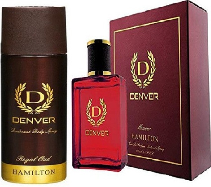 DENVER Royal Oud Deo 165ml Honour Eau De Parfum 100ml Price in