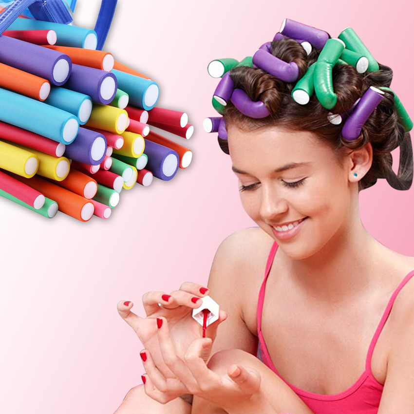 Sponge rod curlers hotsell