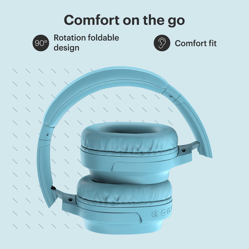 Baby blue sales wireless headphones