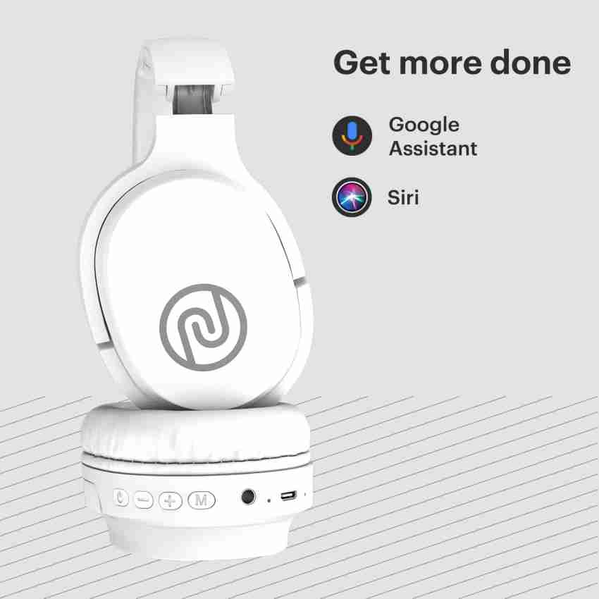 Wireless headphones white online noise