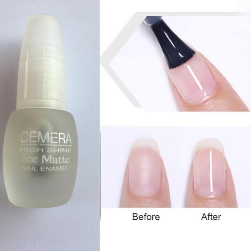 Clear matte outlet nail polish