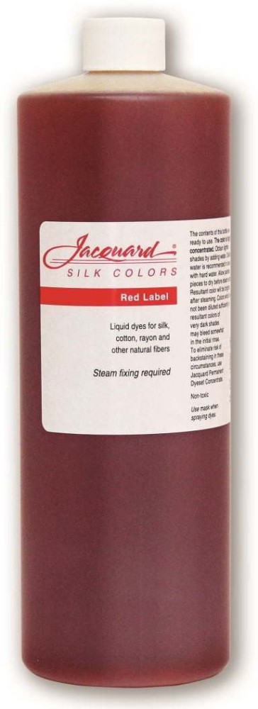 Jacquard Non-Toxic Professional Quality Artists Textile Paint Set - 8 oz. Jar, Set 6