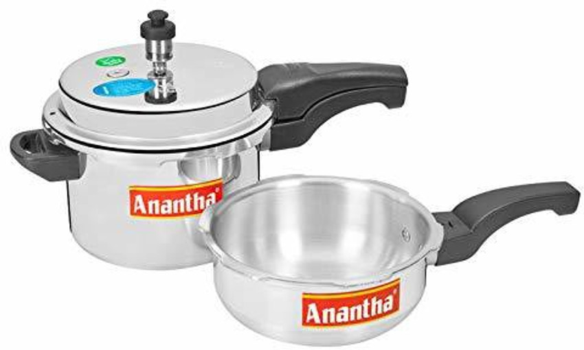 Anantha Perfect Winning aluminium cookware set combo Cooker 3Ltr Pan 2Ltr 3 L 2 L Outer Lid Pressure Cooker Price in India Buy Anantha Perfect Winning aluminium cookware set combo
