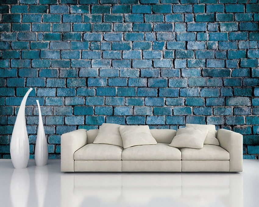 Trendeasy 3D Brick Wallpaper BLUE For Home