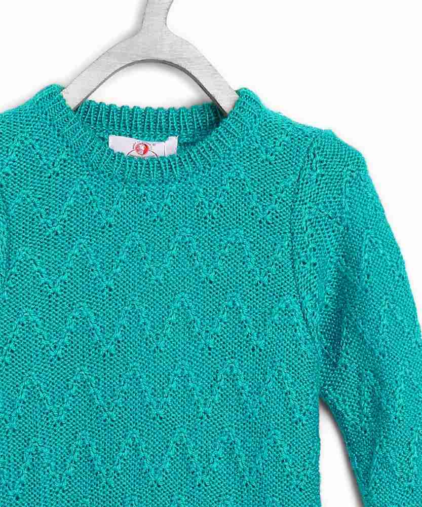 OSWAL Woven Round Neck Casual Girls Green Sweater Buy OSWAL Woven Round Neck Casual Girls Green Sweater Online at Best Prices in India Flipkart