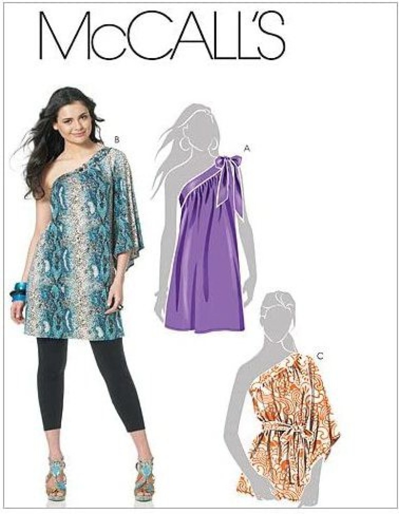 McCall Pattern Company McCall's Patterns M6118 Misses' Tunics and Sash,  Size AX5 (4-6-8-10-12) - McCall's Patterns M6118 Misses' Tunics and Sash,  Size AX5 (4-6-8-10-12) . shop for McCall Pattern Company products in India.