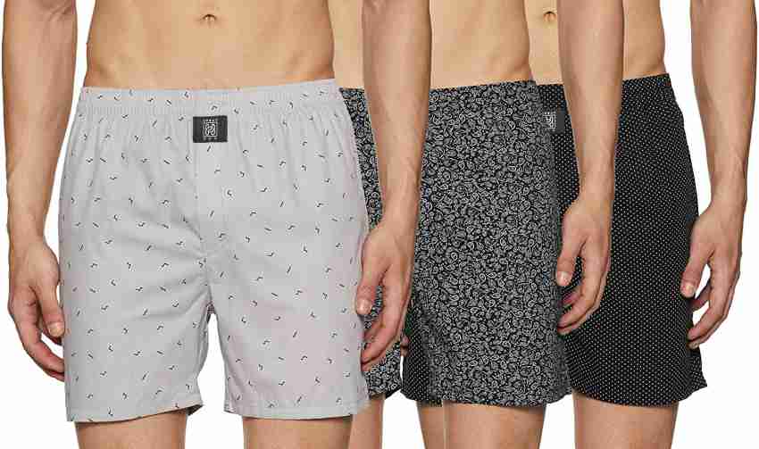 URBAN HUG Kids Pack of 3 Pure Cotton Boxers