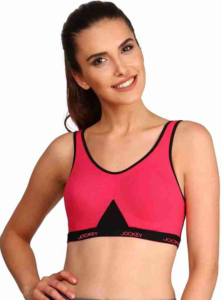 JOCKEY Ruby Printed Power Back Padded Active Bra (Multicolor, Size 78) in  Jaipur at best price by H K Fancy and Hosiery - Justdial