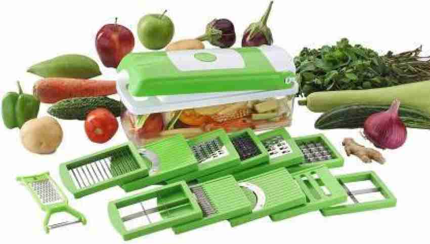 Generic Multicolor Multipurpose Vegetable & Fruit Chopper Cutter