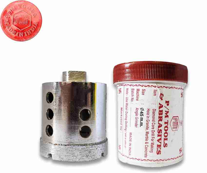 PMT PM Tools Abrasives 45 mm Diamond Core Drill for Making Hole