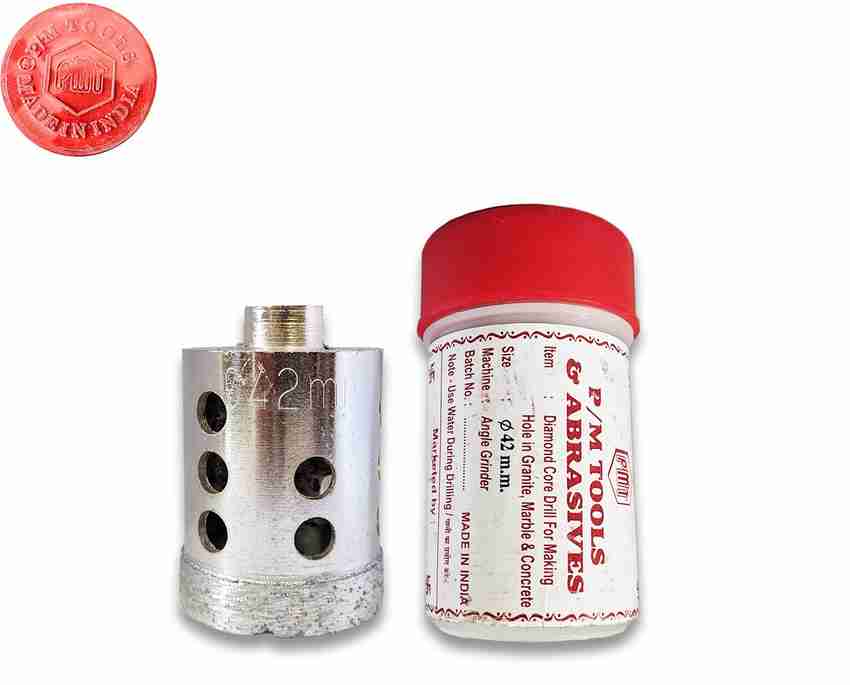 PMT Tools Abrasives 42 mm Diamond Core Drill for Making Hole in