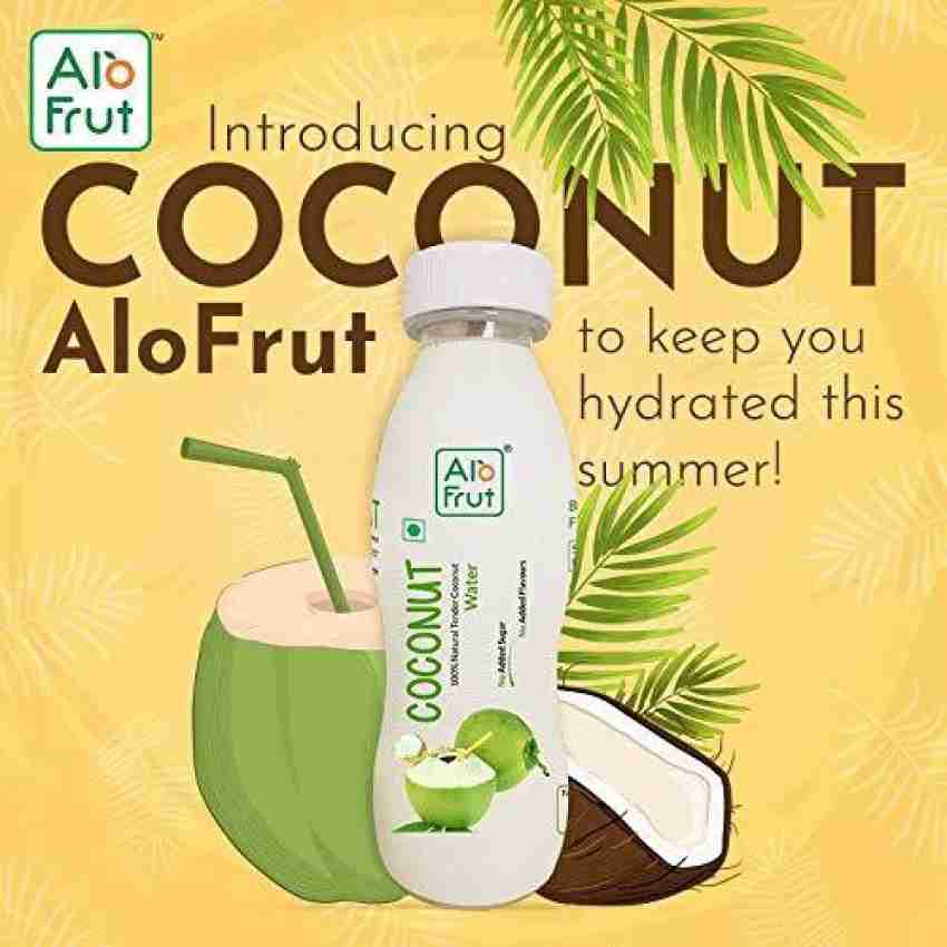 ALOFRUT Tender Coconut Water 200ml, Rich Source of Potassium, Natural  Source of 5 Essential Electrolytes, No Added Sugar, Artificial Flavour &  Colour, Zero Fat & Cholesterol