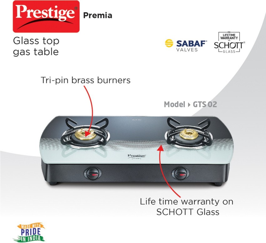 prestige premia schott 2 burner