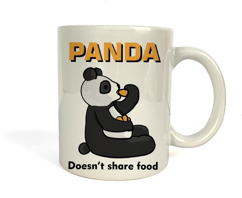 Crazy Corner Foodie Panda Printed Coffee for Friends/Best Friends