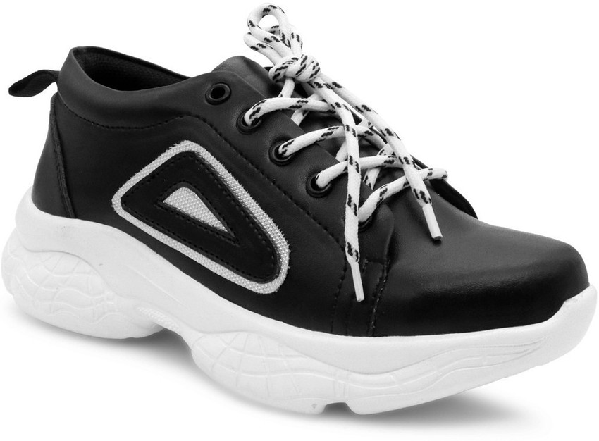 DIFEET BIG SOLE SHOE BLACK Sneakers For Women Buy DIFEET BIG SOLE SHOE BLACK Sneakers For Women Online at Best Price Shop Online for Footwears in India Flipkart