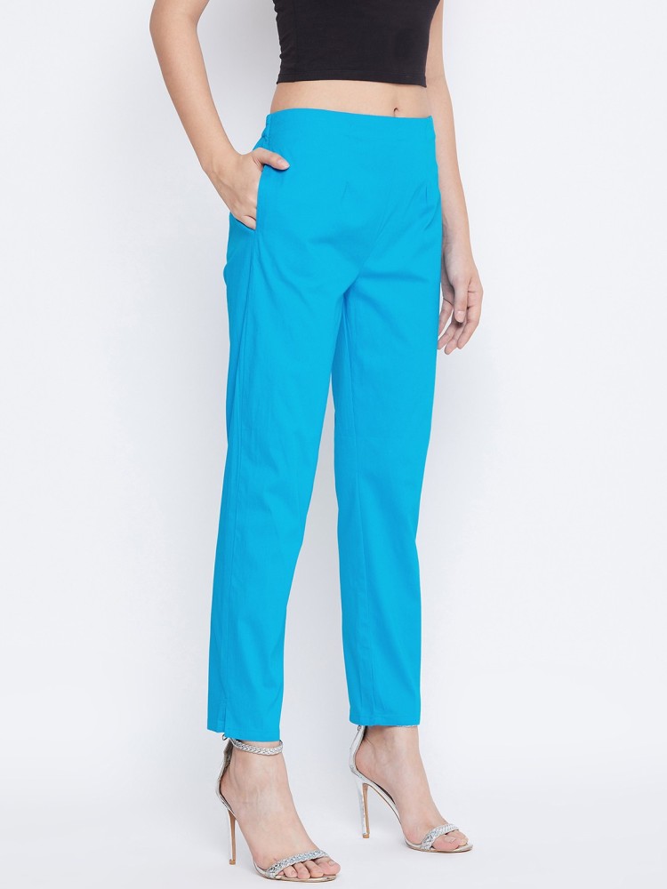 Buy Ruhfab Regular Fit Pants for WomensWomen Cotton Pants CGreenMedium  at Amazonin