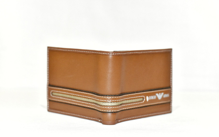 Armani wallet brown store