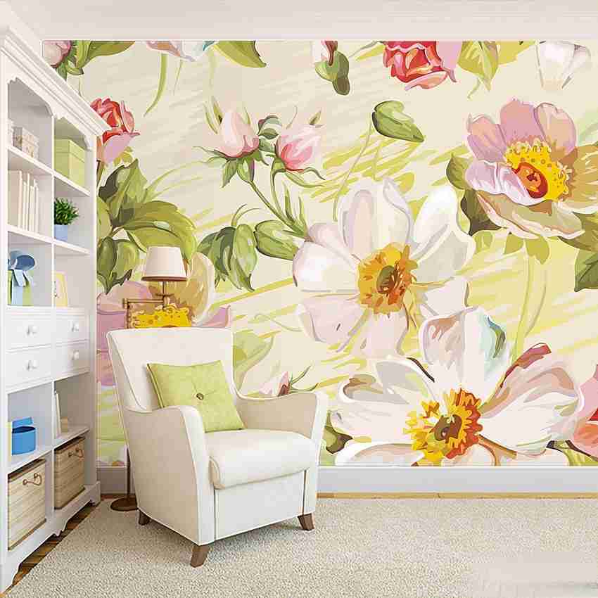 Floral wallpaper on sale