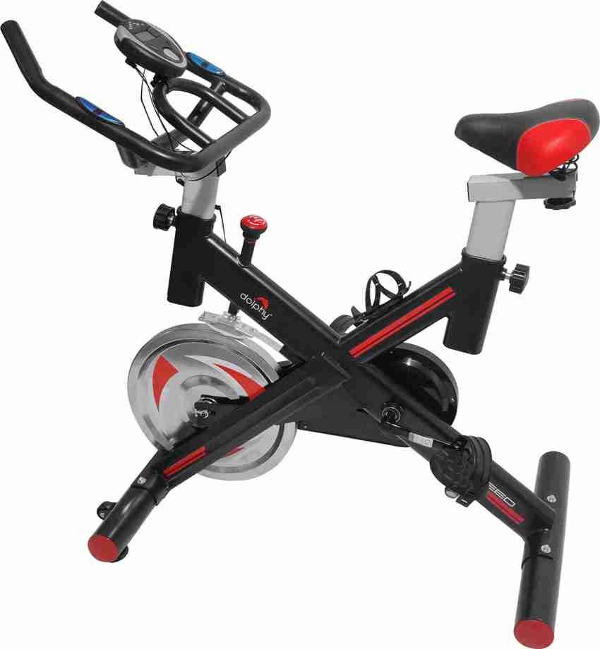 DOLPHY Indoor Cycling Bike Smooth Quiet Stationary Spin Bike