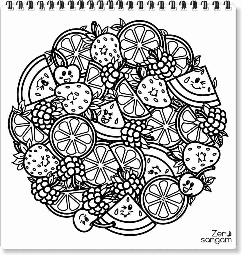 4books/set 12 Pages Adult Coloring Book Set For Stress Relief And  Relaxation